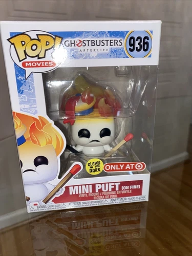 Funko Pop! Ghostbusters Afterlife Mini Puft (On Fire) #936 Target Exclusive GITD