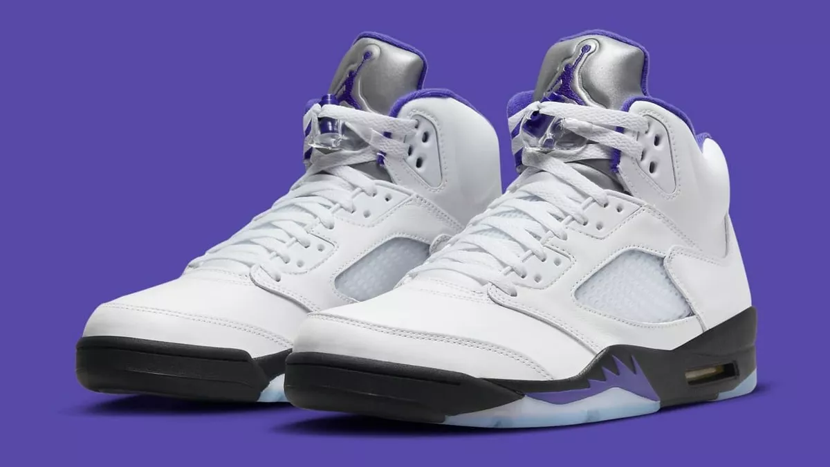 Nike Air Jordan 5 Retro ‘Dark Concord’ Means Sneakers Size US 11 Brand New✅