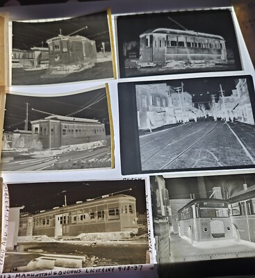 6 QUEENS &Long Island Bus New York NY&QCT Railway TROLLEY Bus NEGATIVEs BEE LINE