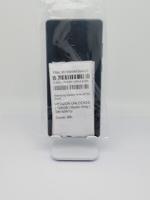 Samsung Galaxy Note20 - 128GB - Grey - (Verizon Unlocked) SM-N981U *PLEASE READ*