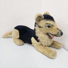 Vintage Dakin Soft Classics German Shepherd Dog Plush Toy 18  Realistic