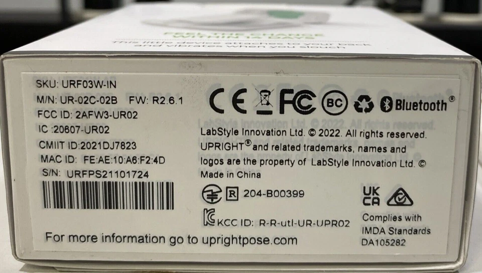 New Upright Go 2 Your Personal Posture Trainer ~ Bluetooth - Image 2 of 4