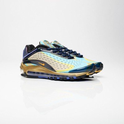 nike air max deluxe midnight navy laser orange