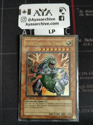 1x Super Conductor Tyranno - Ultra Rare  - 1ST ED SD09-EN001 -  LP -   YUGIOH