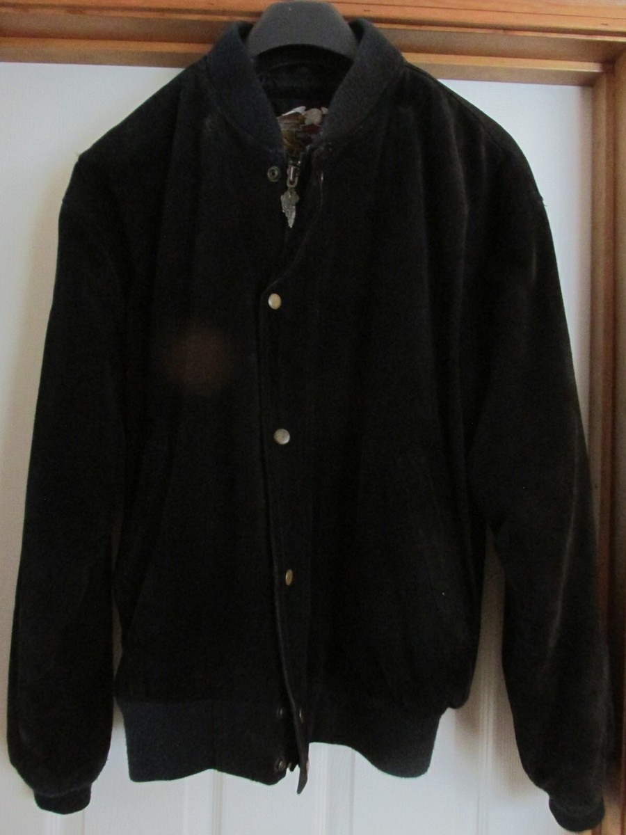 Vintage Harley Davidson Suede Jacket | eBay