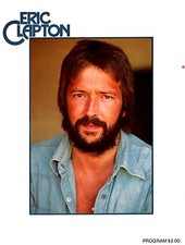 ERIC CLAPTON 1974 461 OCEAN BLVD TOUR CONCERT PROGRAM BOOK BOOKLET / NMT 2 MINT