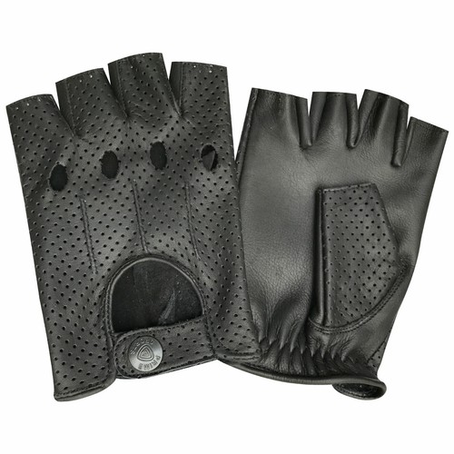 Nuevo Estilo Retro Calidad Cuero Suave Guantes de Conducir Sin Dedos Moda - Imagen 54 de 58