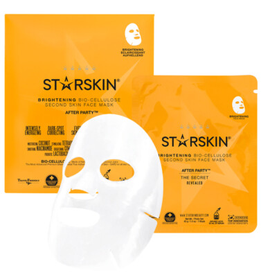 Starskin After Party - Aufhellende Kokosnuss Bio-Zellulose Second Skin Gesichtsmaske