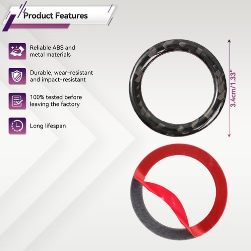 Start Stop Knopf Taste Ring für BMW E90 E91 E60 E70 E71 E83 E84 E87 E89 Z4 - Bild 6 von 10