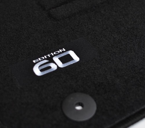 Tapis De Sol Velours Pour Volvo XC60 (depuis 2017) - 4 Pièces Noir, Antidérapant, Neuf