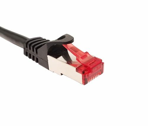 CAT6A Shielded - 0.5 Foot Patch Cable Black - Afbeelding 3 van 5