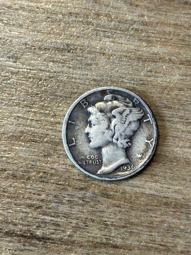1936S Mercury Dime VG