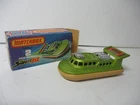 Matchbox Lesney Superfast SF2 Hovercraft- lime, tan base, boxed