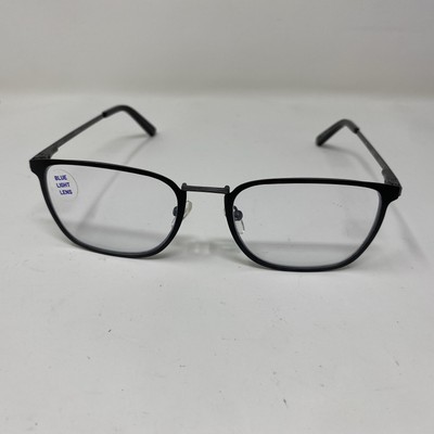 EYE Q EYEWEAR MP310 BLACK GRAY 52-19-140 FLEX HINGE EYEGLASSES 189N