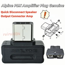 Alpine PDX Amplifier Plug Genuine Quick Disconnect Speaker Output Connector Amp