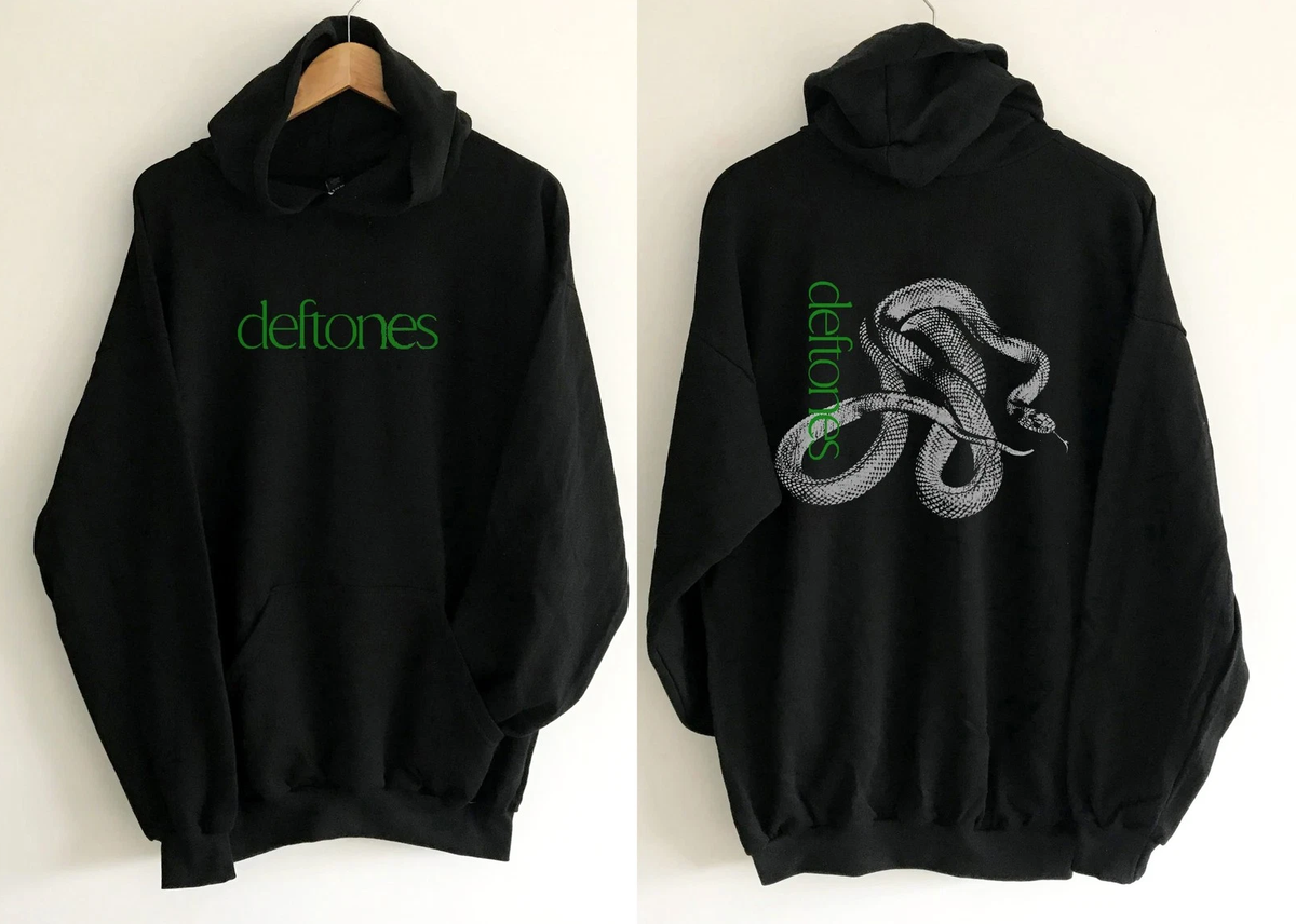 Sweat à Capuche Deftones Snake Band - Homme Unisexe - Polaire Décontracté - Impression Graphique