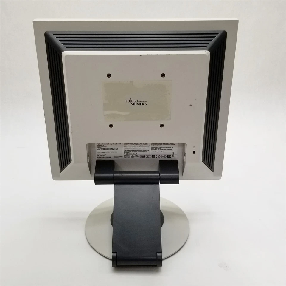 Monitor ergonômico Fujitsu Siemens ScenicView B17-2 17" tela LCD TFT 1280x1024 - Imagem 3 de 4
