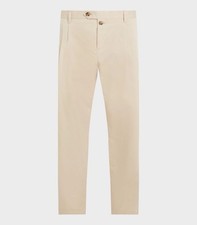 Image of Tommy Hilfiger Men's Crest Archive Fit Chino Trousers Classic Beige Size 36W NI