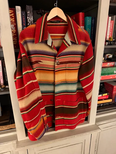 Vintage 1970s polo serape jacket - product listing photo