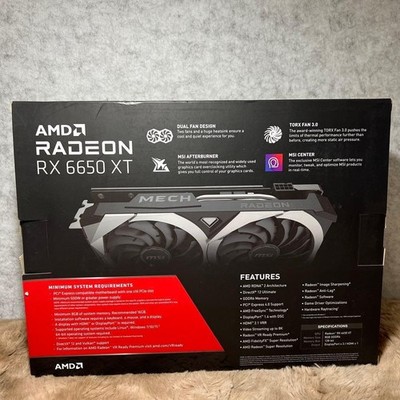 MSI Radeon RX 6650 XT MECH 2X 8G OC 8GB GDDR6 Graphics Card | eBay