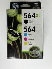 HP 564XL Black  HP 564 Color Ink Cartridges Genuine Expired 9/18 New Sealed