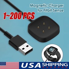 Wireless Charger For Fitbit Sense Versa 3 4 Watch USB Fast Charging Dock Cable