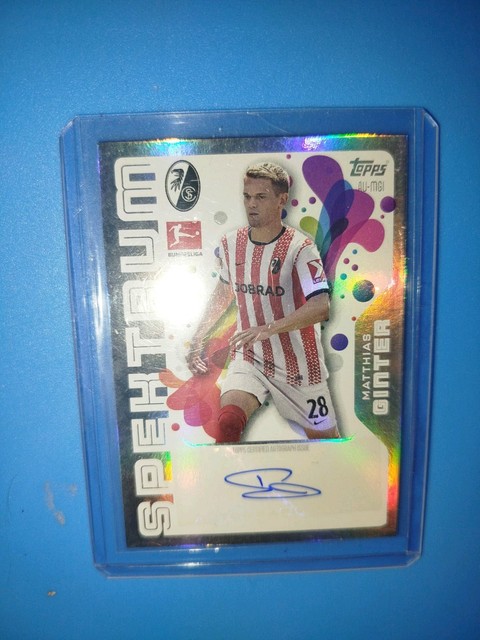 Match Attax Bundesliga 25/26 Matthias Ginter Spektrum mit Autogramm NEUWERTIG