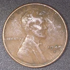 1949 D Lincoln Wheat Cent Penny 1C BN Copper Circulated Denver Mint