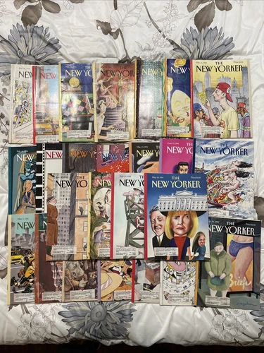 The New Yorker Magazine 1994 Lot of 25 Full Issues G to VGC Crumb, Clinton O.J.