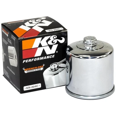 Filtre À Huile K&N KN-204C Pour Harley Davidson Honda Kawasaki Triumph Yamaha - Photo 1/4