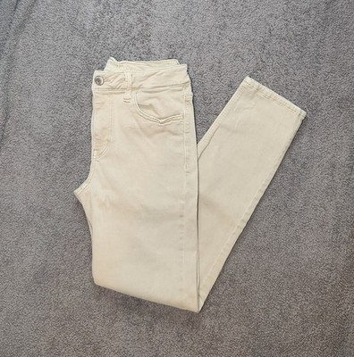 Khaki American Eagle Outfitters Mid Rise Tomgirl Chino Pants 27'' Preppy Uniform