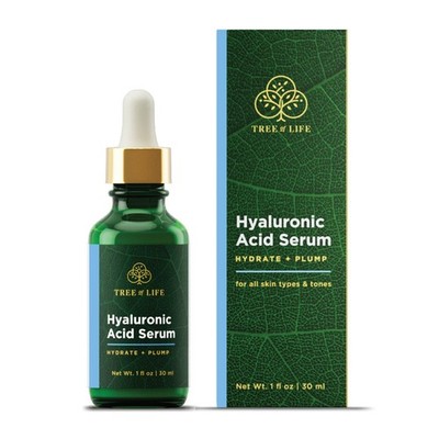 Hyaluronic AciTree of Life Hyaluronic Acid Serum, 2 OZ