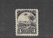 Liberia 1881, 3c black Inland Postage, FOURNIER FORGERY, "O.G."  #21
