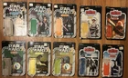 Lot of 10 Vintage Kenner Star Wars CARD BACK ONLY Action Figure Back