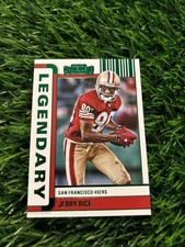 2022 Panini Contenders Jerry Rice LEGENDARY GREEN Insert San Francisco 49ers F58