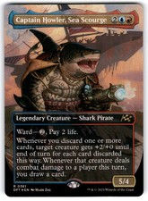 FOIL Captain Howler, Sea Scourge (Borderless) #361 Aetherdrift