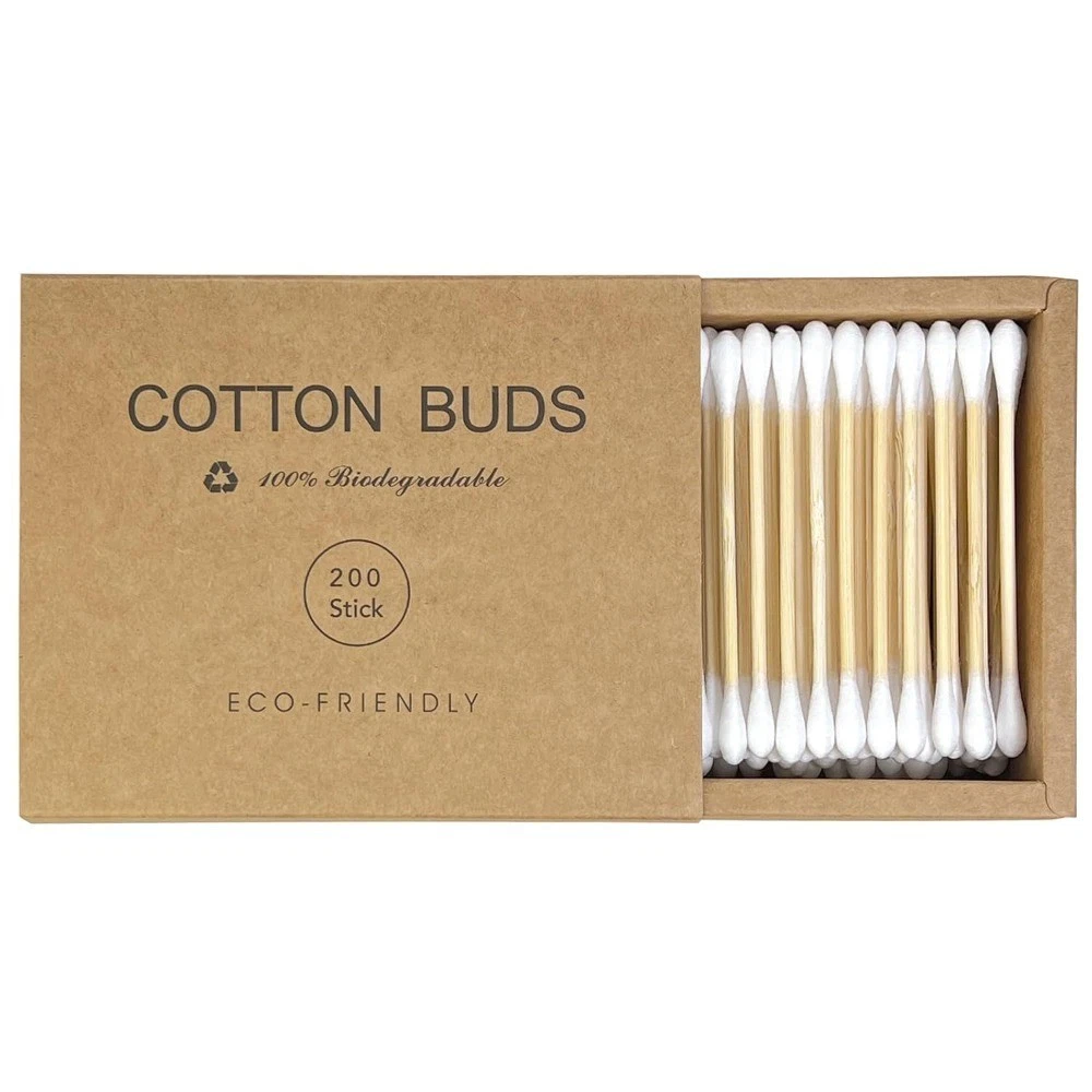 Bamboo Cotton Swabs