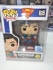 Funko Pop! Heroes: Superman #615! Glow in the Dark! Target Con! W/ Protector!