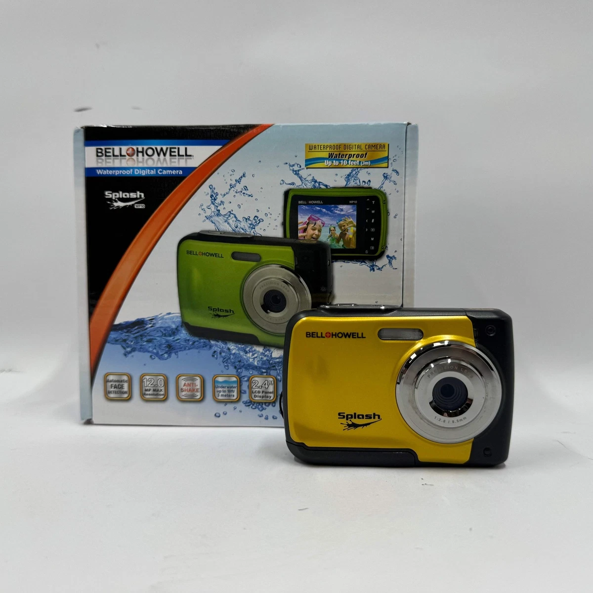 Appareil Photo Numérique Bell & Howell 2V5-BK 2VIEW - 12 MP - Double écran LCD - Rouge
