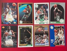 Robert Parrish - 8 Card Lot - Vintage Modern NBA Basketball Celtics (8d)