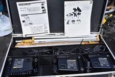 Lowel Omni & Tota 3 Light Professional Photography Kit W/ Carry Case Tripods