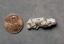 HO Scale Metal Unpainted Figures "2 Dead Civil War Soldiers" Pre-Owned