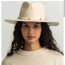 WYETH Sonny Oatmeal 100% Wool Bojo Rancher Hat Size O/S Adjustable Band