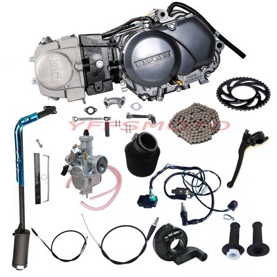 Complete Lifan 4-Up 125cc Engine Motor Kick Start for CRF50 CT110 CT70 CL70 Z50R
