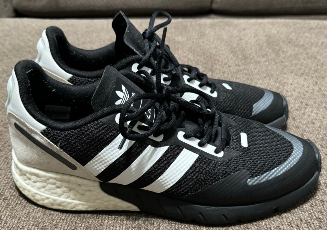 Adidas ZX 1K Boost Black White 2021 Mens Size 12 US Athletic  display picture 3