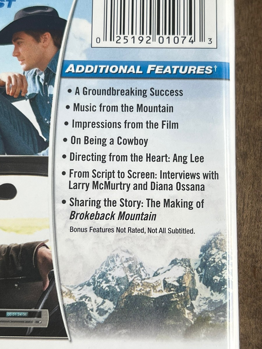 Brokeback Mountain Blu-ray (2005) Ang Lee Film, Heath Ledger, Jake  