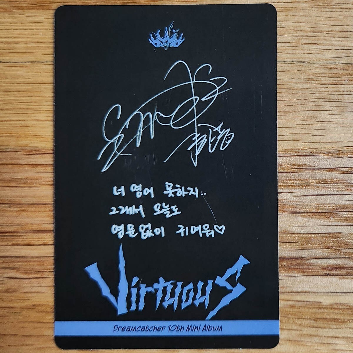 Handong Official Photocard Dreamcatcher 10th Mini Album Virtuous