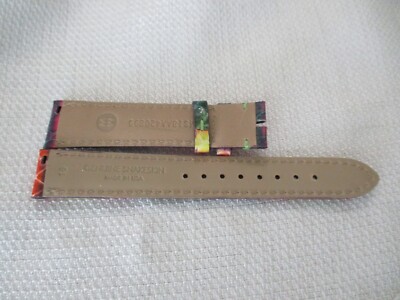 GENUINE usa watch watchstrap band strap 16mm snake snakeskin  display picture 3