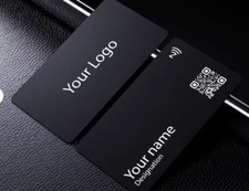 Bigliettini Biglietti da Visita in Metallo Personalizzati Incisione Laser logo