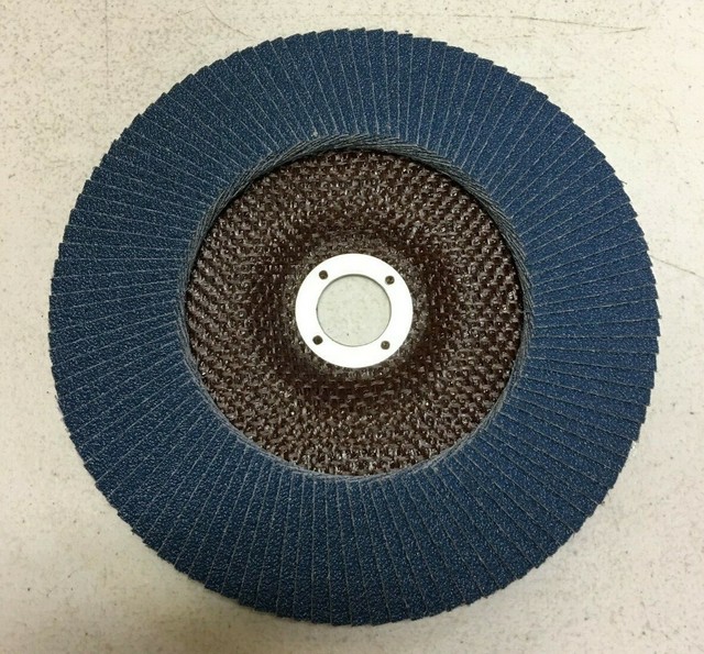 Merit Grinding Wheels Power Flex 7" Grit 60zrb T27c Fiber Flap Disc for